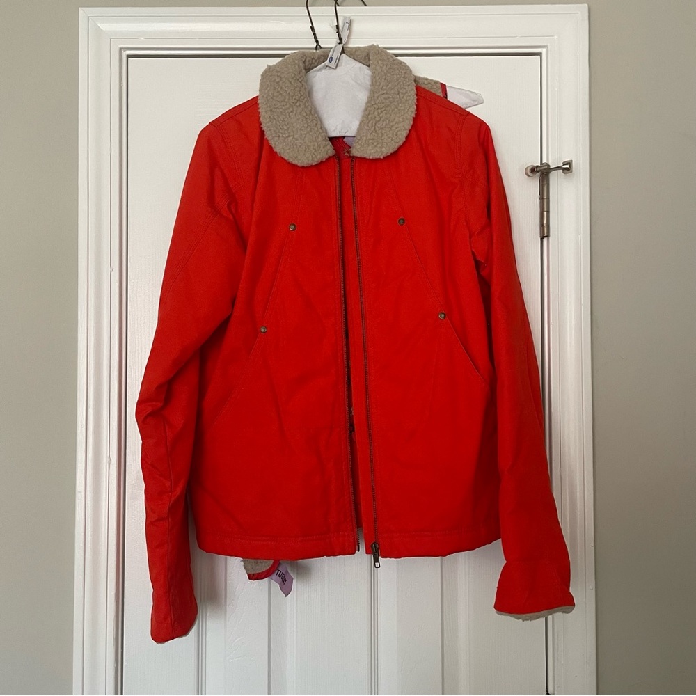 Anthropologie Sherpa Lined Jacket by Confezioneli Crosby